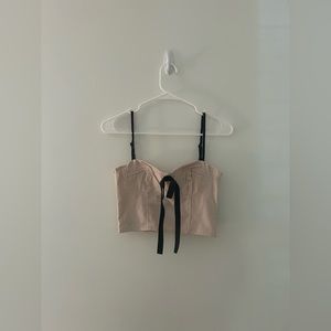 SHEIN MOD Bow Front Bustier
Cami Top
Beige / XS(2)